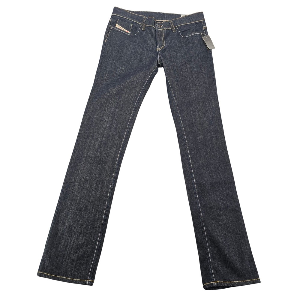 Diesel Liv L.32 Jeans Womens 30x32 Dark Wash Straight Leg Made in Italy New